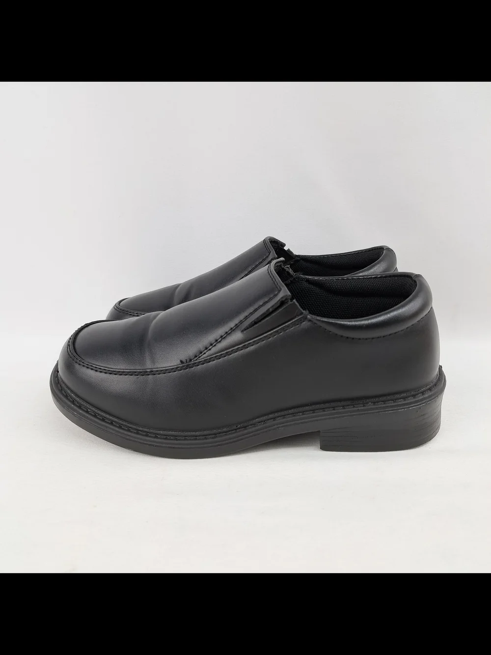 French Toast Boys Black Slip On Dress Shoes Loafers School Uniform Formal